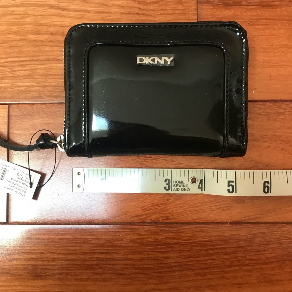 DKNY black wallet, coin purse, card holder. NWT